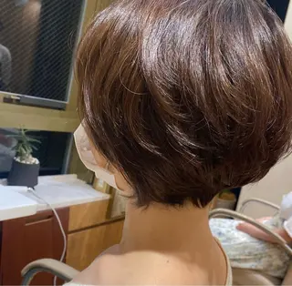 ショート カラー ヘアアレンジ レイヤー/メンズ🥑 マエダアズミ🥑のヘアスタイル