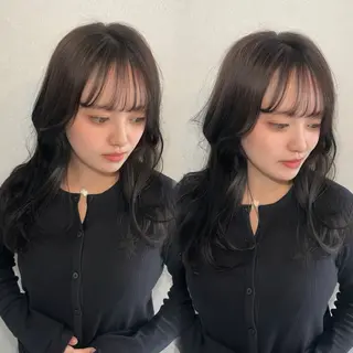 セミロング 似合わせカット/ 顔周りカット/まりなのヘアスタイル