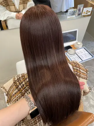 ロング カラー 山下 悠月のヘアスタイル