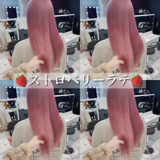 ロング カラー ダブルカラー特化💍 tiam💍韓国ヘアのヘアスタイル