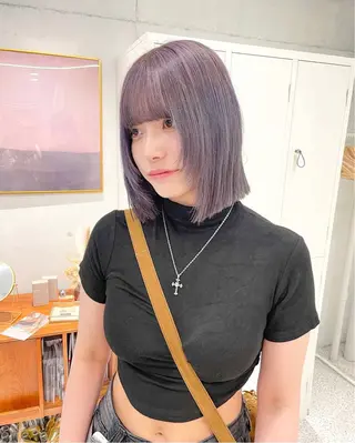 ミディアム 🪷艶髪カラー🪷 Louwe三軒茶屋のヘアスタイル