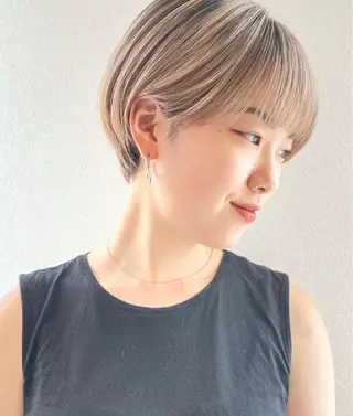 ショート 🎗️comoda 神戸三宮 髪質改善のヘアスタイル