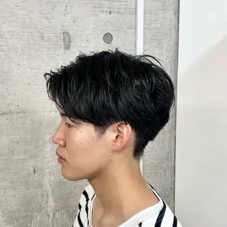 ミディアム Rikito .のヘアスタイル