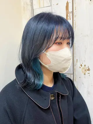 ミディアム カラー 髪質改善☆ 縮毛矯正miyuのヘアスタイル