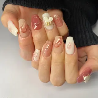 ミディアム ネイル マツエク・マツパ apopis＊ close23:00のネイルデザイン