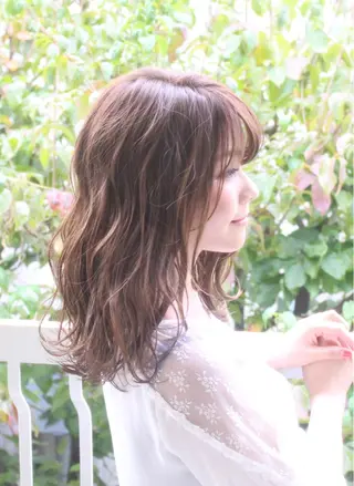 ミディアム カラー ☕️ベージュカラー 内藤光哉☕️のヘアスタイル