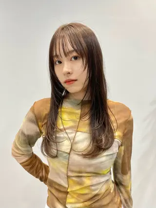 ミディアム 表参道レイヤー Kinoのヘアスタイル
