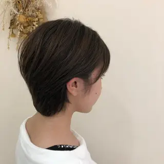 ショート カラー 【髪質改善】 梅田　聡のヘアスタイル