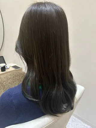ミディアム カラー Yamamoto 半個室美容室zinaのヘアスタイル