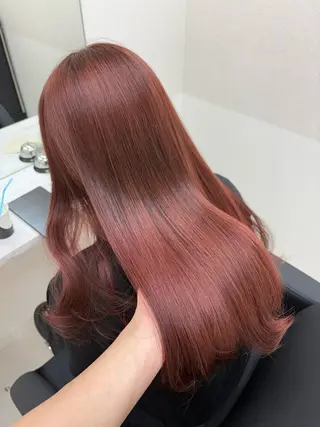 セミロング カラー 🍒透明感カラー/ セット/SAKURAのヘアスタイル