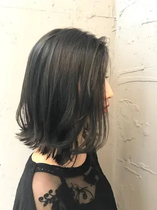 ミディアム 縮毛矯正 髪質改善寺坂雄飛💐のヘアスタイル