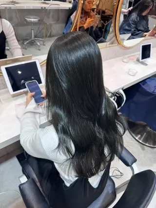 セミロング 🎀しゅな/韓国 レイヤー/透明感♡のヘアスタイル