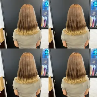 ミディアム カラー ✨縮毛矯正✖︎顔周り レイヤー✨ナカムラのヘアスタイル