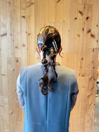 ヘアアレンジ 桑原 理紗のヘアスタイル