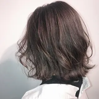 ミディアム カラー レイヤーカット 川田くるみのヘアスタイル