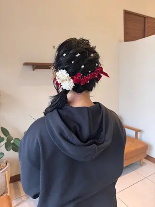 ロング 🦋ブリーチなしダブ ルカラー🌈MEGUのヘアスタイル
