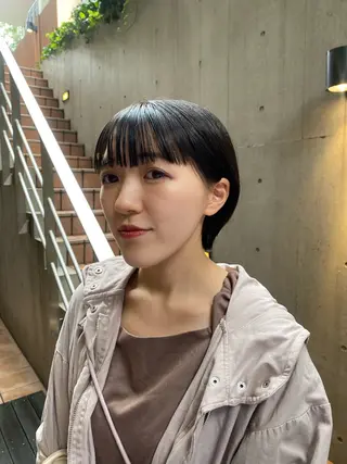 ショート 大人可愛い♡コテ巻き パーマ🌼杉田 萌恵のヘアスタイル