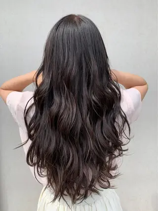 ロング 傷んだ髪をサラサラに 曲がる縮毛矯正◎高岡のヘアスタイル