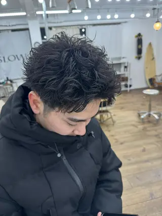 ショート パーマ メンズ メンズ特化サロン ユウヘイのヘアスタイル