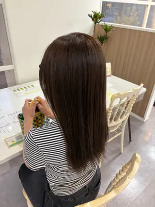 ロング 高橋 真歩のヘアスタイル
