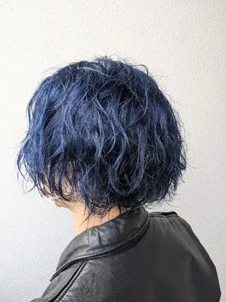 カラー メンズ パーマ 小川 健治✨のヘアスタイル
