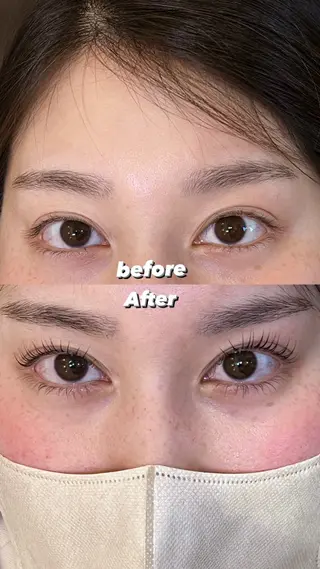 マツエク・マツパ Laugh eyelashのマツエク・マツパデザイン