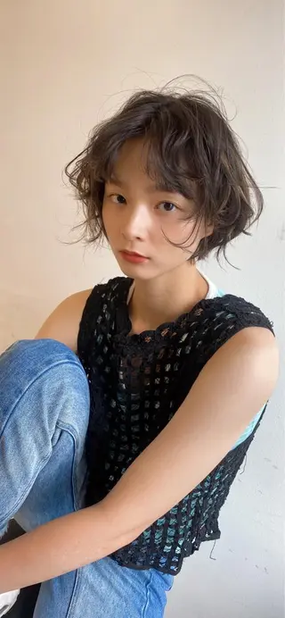 ショート マスイ カイセイのヘアスタイル
