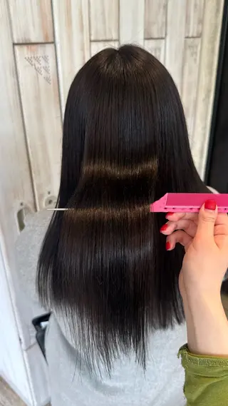 ロング 福田花音/スタイリ スト兼任アイリストのヘアスタイル