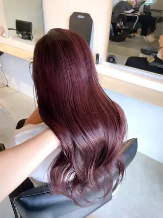 ロング カラー tim hinaのヘアスタイル