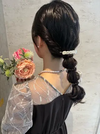 ロング ヘアアレンジ 美髪× ヘアセット✨Araiのヘアスタイル