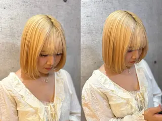 ショート Rio/ベージュ/ レイヤーカットのヘアスタイル