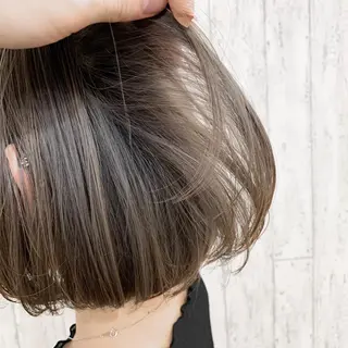 ミディアム カラー レイヤーカットモデル 募集/藤原一真のヘアスタイル