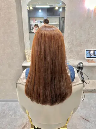 ロング カラー 菊地　智 【LAZO】千歳船橋のヘアスタイル
