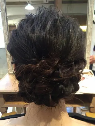 ロング ヘアアレンジ 遠藤 拓馬のヘアスタイル