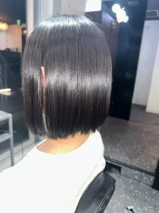 ミディアム パーマ 髪質改善⭐️縮毛矯正 中野⭐️Rinaのヘアスタイル