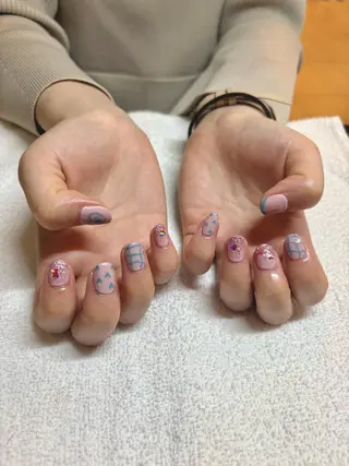 ネイル 菊池 菜月のヘアスタイル