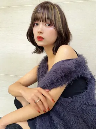 ショート カラー 縮毛矯正✨🫧 レイヤー川村利幸のヘアスタイル