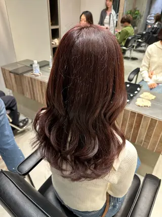 ロング カラー 横浜/メンズ特化/ Farbe/田中颯斗のヘアスタイル