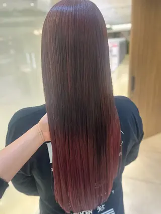 ロング 縮毛矯正/髪質改善/ 艶髪ササキナツミのヘアスタイル