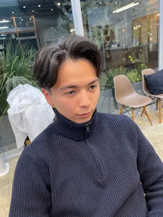 ショート パーマ 野田 尚Jr.スタイリストのヘアスタイル