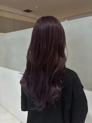 ロング カラー ヘアアレンジ 似合わせカットカラー 💎モエのヘアスタイル