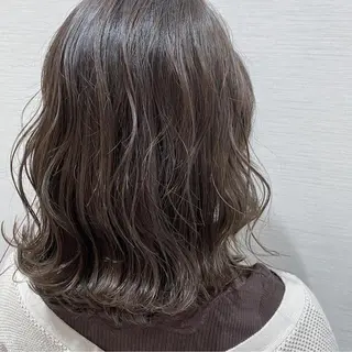 ミディアム カラー 萩原 凌✄のヘアスタイル