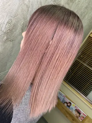 セミロング カラー 寺門 拓馬のヘアスタイル