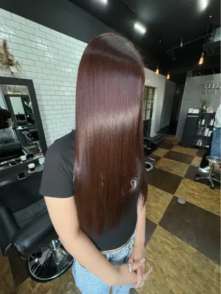 ロング カラー un. Misakiのヘアスタイル