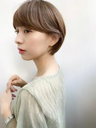 ショート 渋谷/韓国風 西原直樹のヘアスタイル