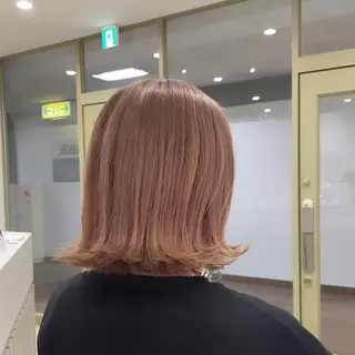 カラー カットパーマモデル 山中 遥のヘアスタイル