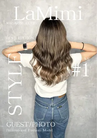 ロング カラー La Mimiのヘアスタイル