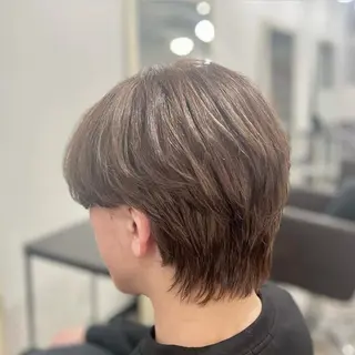 ミディアム カラー メンズ ‎🤍透明感カラー︎ ‎🤍YUURI🤍のヘアスタイル