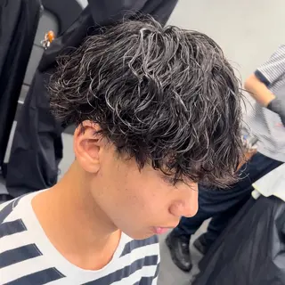 ショート パーマ メンズ 松下 友希 【fifth】のヘアスタイル