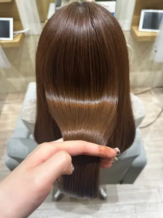 ロング カラー 織田 ゆみのヘアスタイル